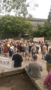 DACA protest in Eugene, OR