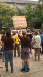 DACA protest in Eugene, OR