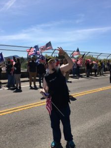 Patriot Prayer supporter