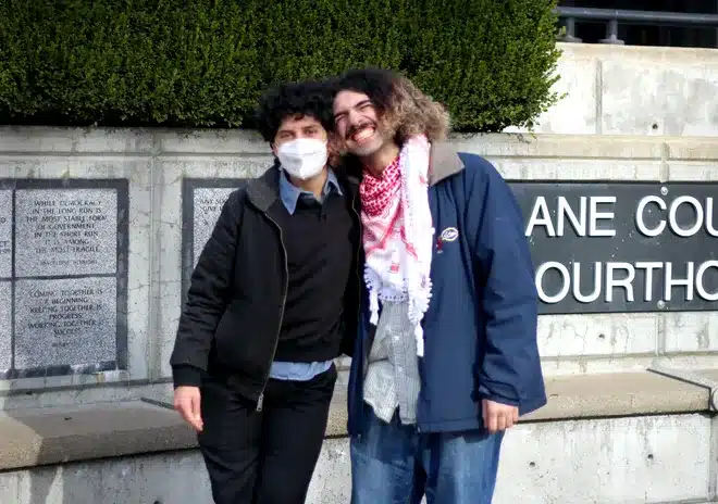 PRESS RELEASE: Pro-Palestine Activists Salem Younes & K Anton found NOT GUILTY at Trial