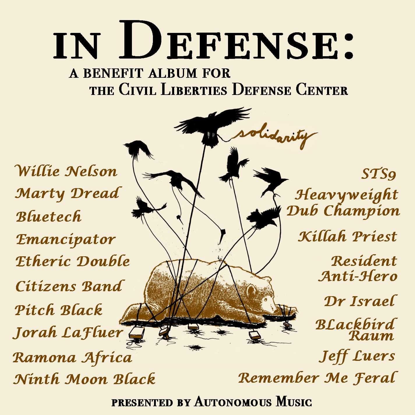 In Defense: A Benefit Album for the Civil Liberties Defense Center